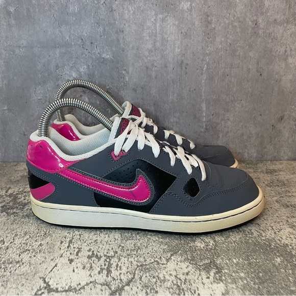 NIke Big Force Sneakers "Pink and Grey" Womens sz 7 - Picture 1 of 7